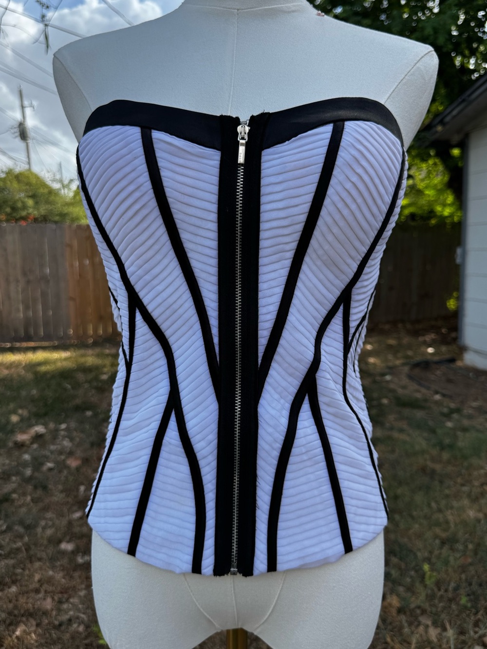 VTG Y2K Strapless Bebe Corset Top